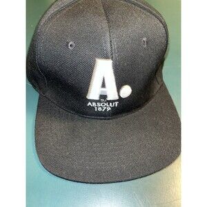 NEW Absolut Vodka 1879 SnapBack Hat Cap One Size Adjustable Merch Promo NWOT